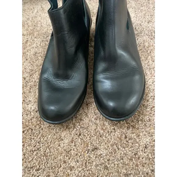 Dansko Bonita Leather Black Back Zip Bootie Cutout Side Womens Size 39 US 8.5 - Picture 7 of 9